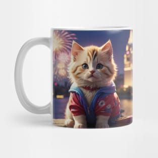 Cute Kittens And New Year Mug